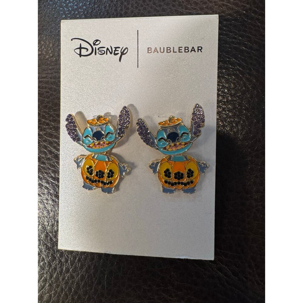 Disney X BaubleBar Lilo & Stitch Dangle Earrings - Picture 3 of 4